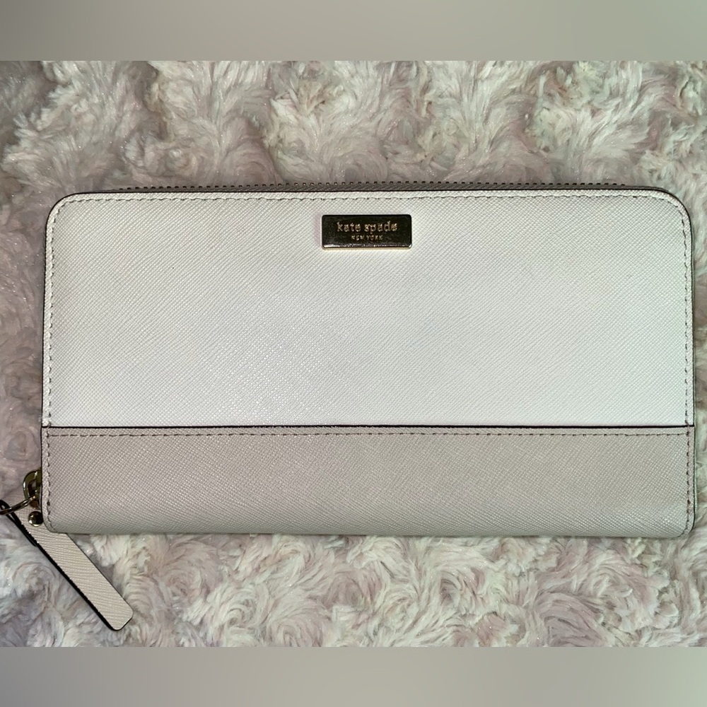 Kate Spade Laurel Way Saffiano Leather Zip Around Wallet